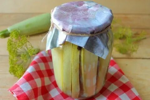 Большие кабачки на зиму