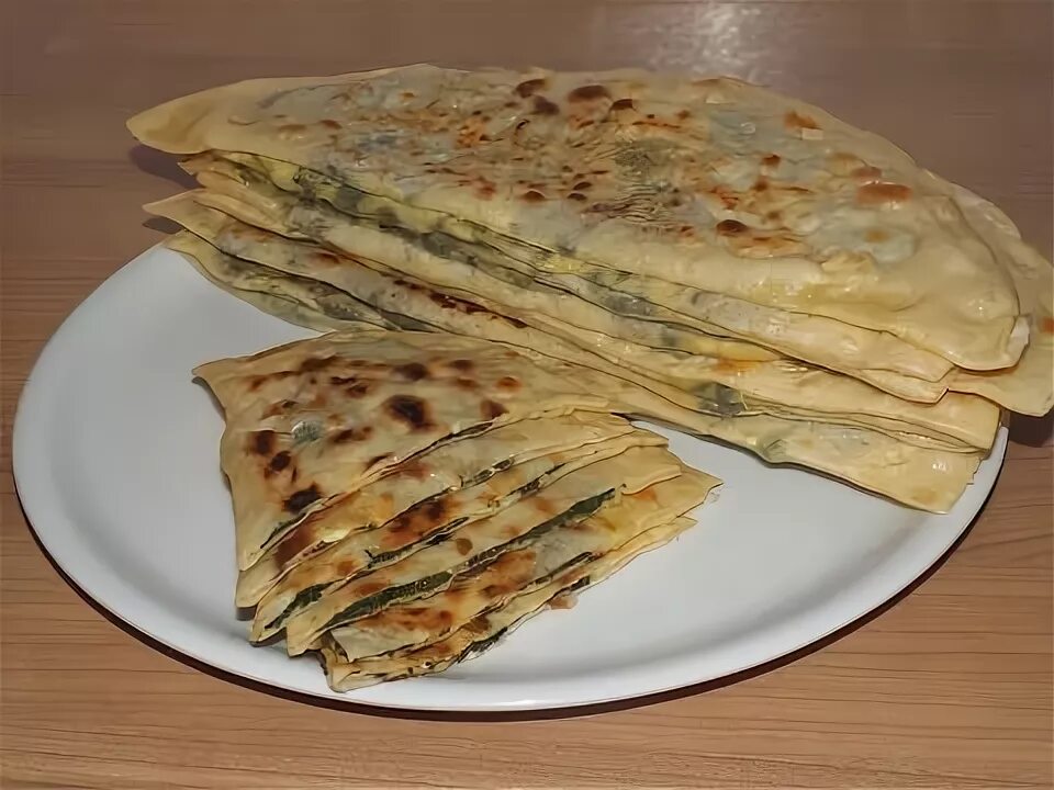 Гезлеме со шпинатом и сыром, пошаговый рецепт с фото на 763 ккал