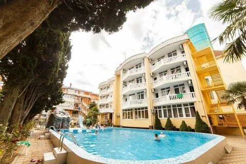 Отели адлера с бассейном и собственным пляжем