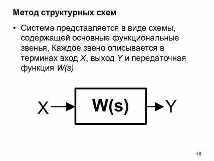 Метод структурных схем