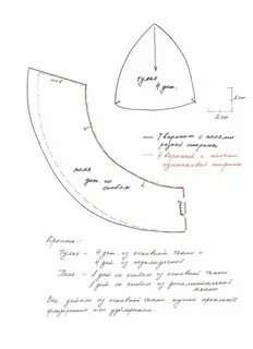 Выкройка панамки