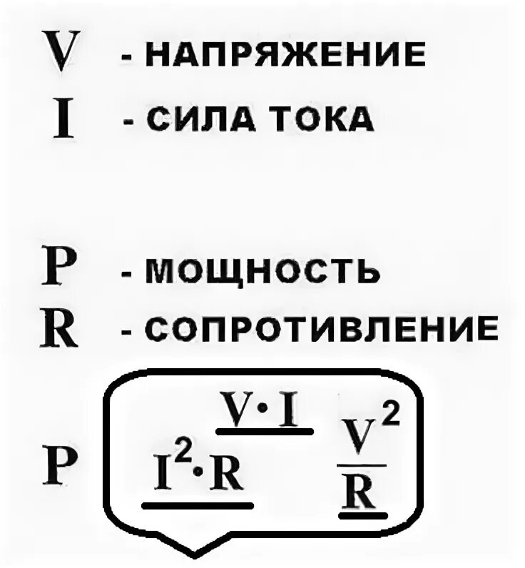 Сила тока формула через мощность и напряжение. Формула мощности тока через сопротивление. Формула мощности через напряжение. Формула мощности через сопротивление. Формулы тока напряжения и мощности сопротивления.