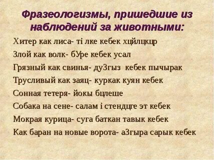 Фразеологизм слову волк