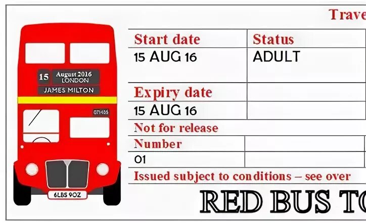 Ticket on bus. Bus ticket.