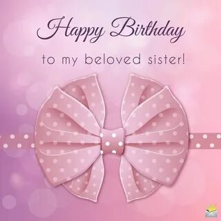 My sister happy