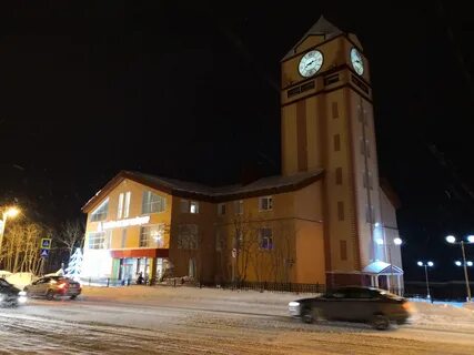 Кировск ночью