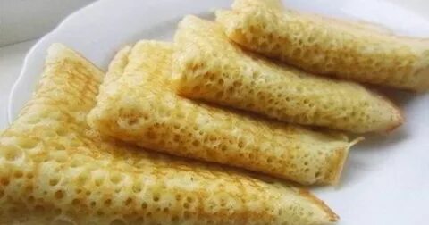 Рецепт кружевных блинчиков на молоке с кипятком