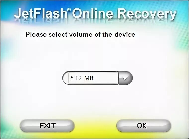 Jet flash recovery tool v 1.0 20. Transcend jetflash online recovery.