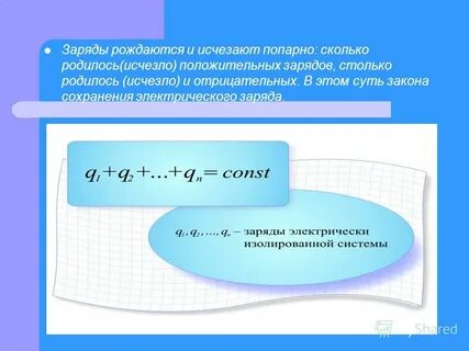 Дискретность заряда