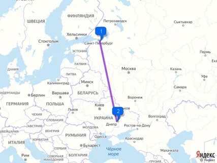 Самара петербург расстояние