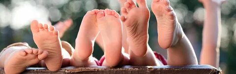 Children feet video