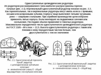 Разновидности редукторов