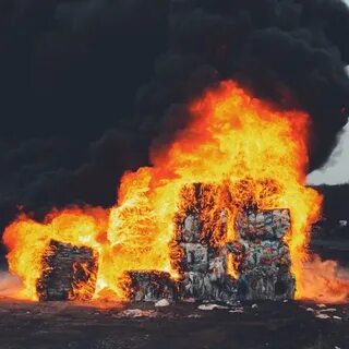 Пластмасса горящая