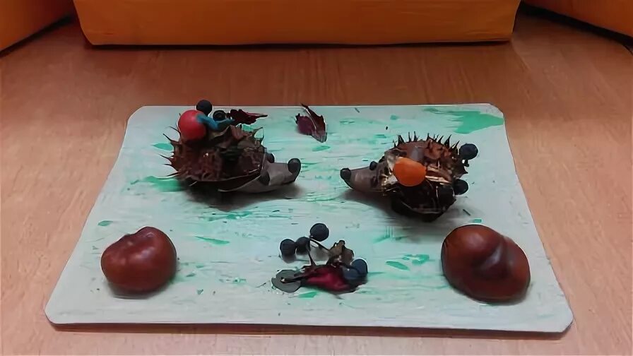 Ежик из каштана. Ежик из каштана. Ежик из желудей. Ежик из каштана и пластилина. Поделки из каштанов.