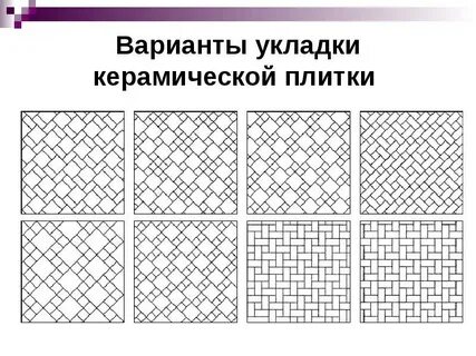 Плитка схема