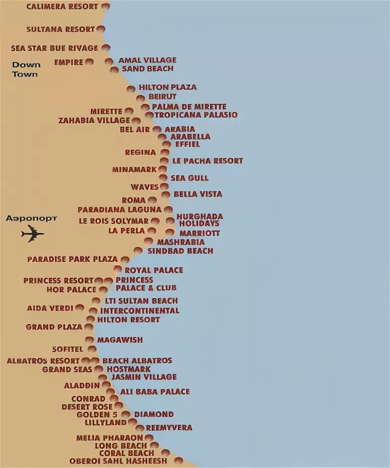 Хургада карта побережья с отелями. Хургада отели на карте побережья на русском. Карта Хургады с отелями. Карта отелей Сахл Хашиш Хургада.