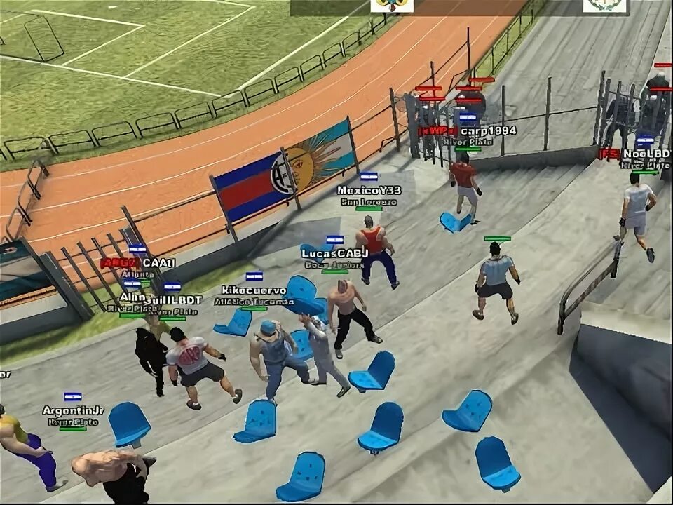 Hooligans storm europe