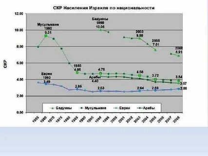 Плотность населения израиля