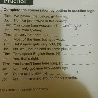 Complete this conversation