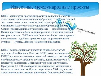 Международные проекты 2018