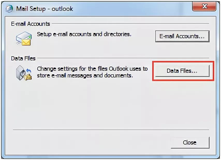 Change data file