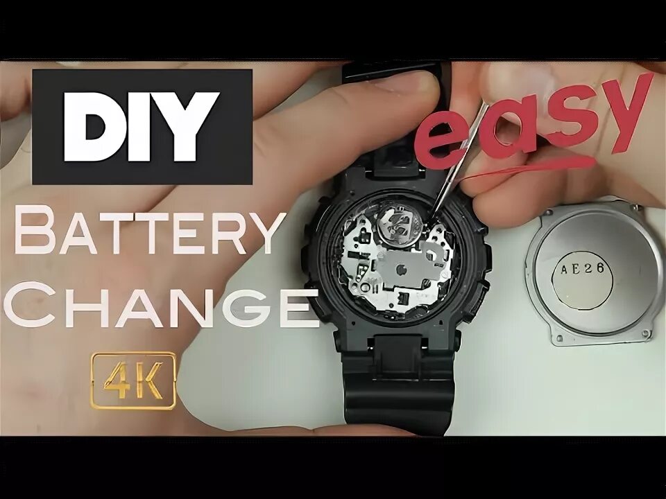 G shock как заменить батарейку Как открыть часы касио чтобы поменять батарейку