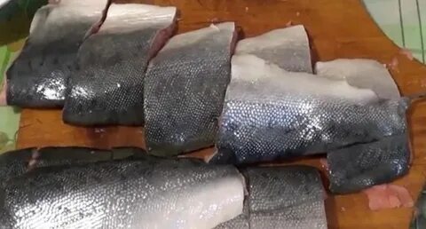 Засолка горбуши сухим способом с солью