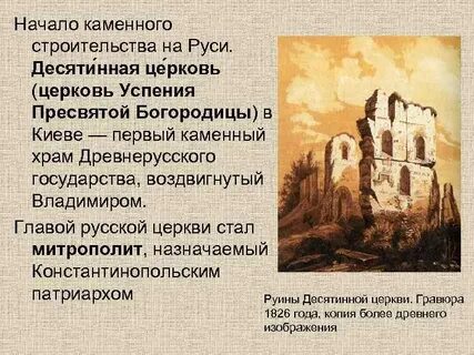 Глава древнерусской церкви