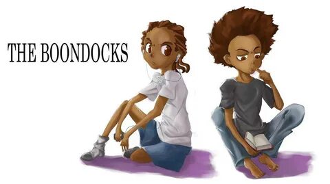 The Boondocks Wallpapers Riley And Huey.
