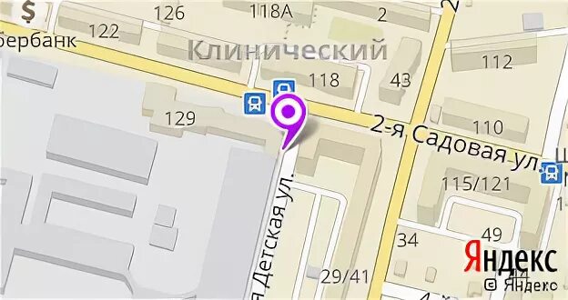 Садовая 2 карта