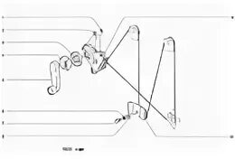 Схема левого стеклоподъемника ваз 2107. Схема установки стеклоподъемника на ниву 21213. Стеклоподъемник Нива 2121 схема. Схема механического стеклоподъемника Нива 21213. Схема троса стеклоподъемника Нива 21214.