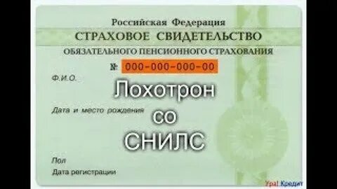 Снилс другая учетная запись
