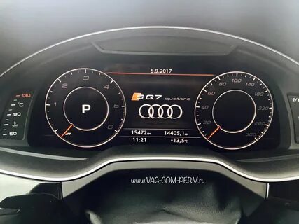 Новый Audi Q7 2017 активация дополнительных функций в Перми #vagcomperm.