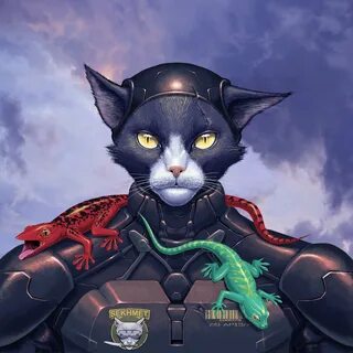 Кот монстр