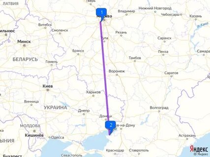 Смоленск ейск расстояние