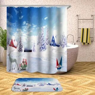 Шторы для ванной текстильные водоотталкивающие
