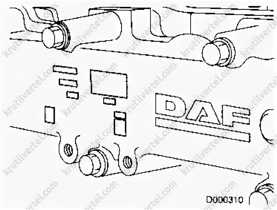 Двигатель DAF ( ДАФ ) (MV340 Инв.№:2375304) Инв.№: 2375304 - купить в Подольске 