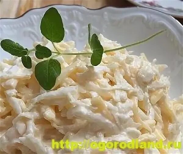 Белая редька салат вкусный