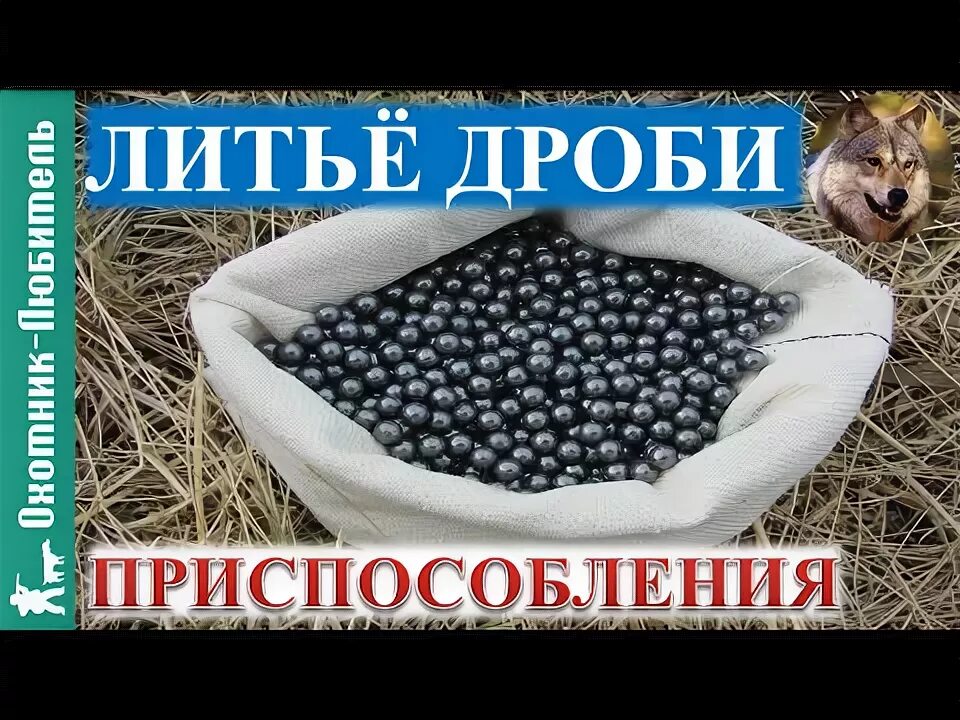 Дробь виды животных. Литье дроби. дробь своими руками.