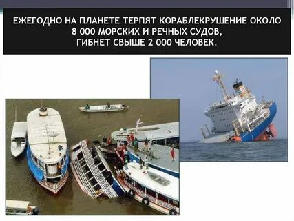 Безопасность морских и речных судов