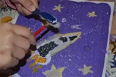 Рисование звездное небо 2 младшая группа
