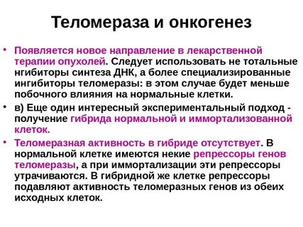 Теломераза это