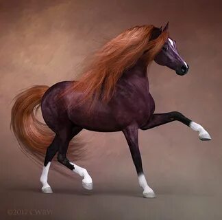 3d horse