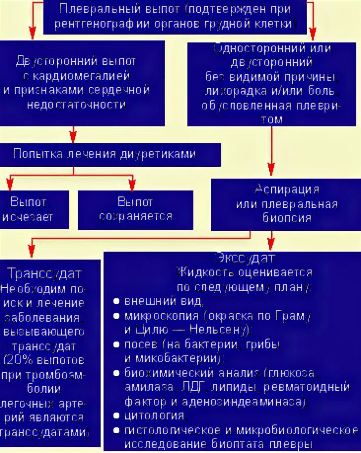 Минимальное количество выпота