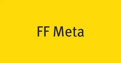 Meta font