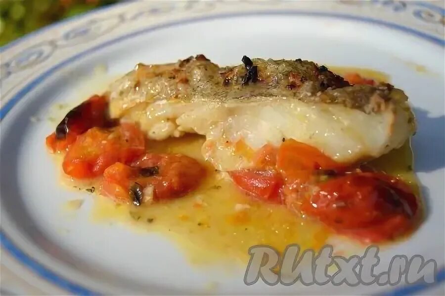 Рыба с помидорами и перцем. Рыба с помидорами и перцем
