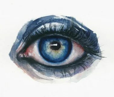 Water colour eyes