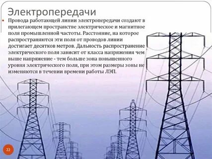 Количество лэп