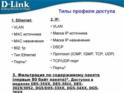Типы ethernet