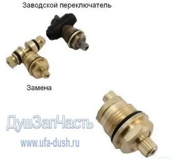 Переключатель смесителя видима